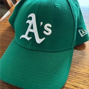 New Era Emerald Green Cap with White Logo